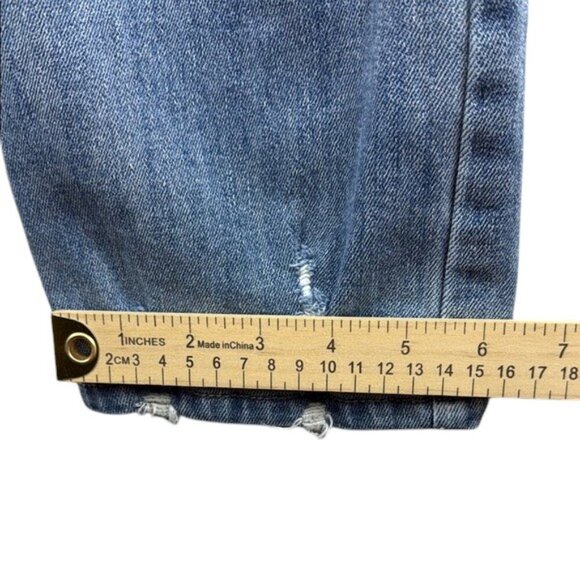 KanCan Jeans Straight Distressed High Rise Women's Size 28 - Picture 6 of 10